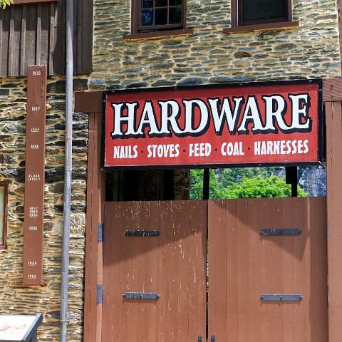 hardware store and flood gahge